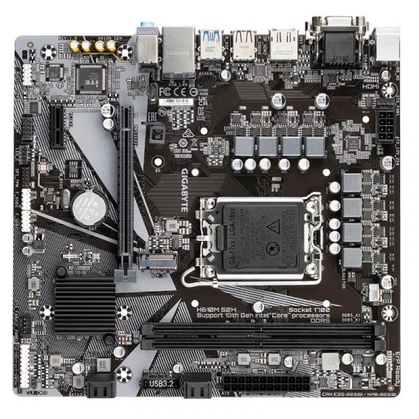 Placa de baza Gigabyte H610M S2H LGA1700 - imagine 9