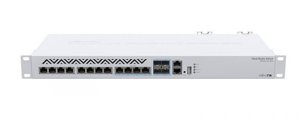 Mikrotik Switch, CRS312-4C+8XG-RM, Procesor: 650 MHz, sistem operare: RouterOS / - imagine 3