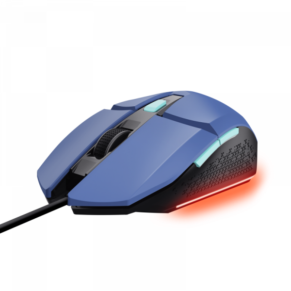 Mouse Trust GXT110W Felox cu fir 400 DPI, albastru - imagine 6