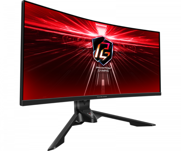 Asrock 34" Curved Gaming Monitor, Rezolutie: WQHD 3440x1440, Refresh rate: