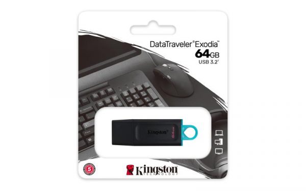 Memorie USB Flash Drive Kingston 64GB Data Traveler Exodia, USB - imagine 11
