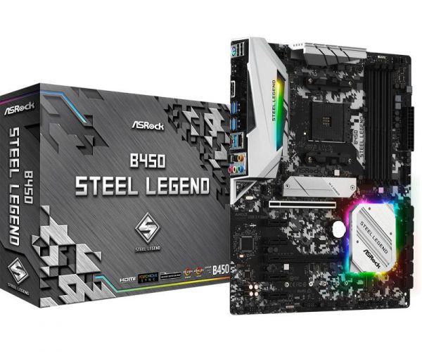 Placa de baza ASRock B450 Steel Legend, Socket AM4 - imagine 8