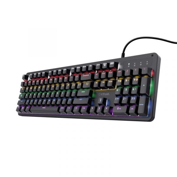 Tastatura Trust GXT863 Mazz cu fir mecanica, negru - imagine 7