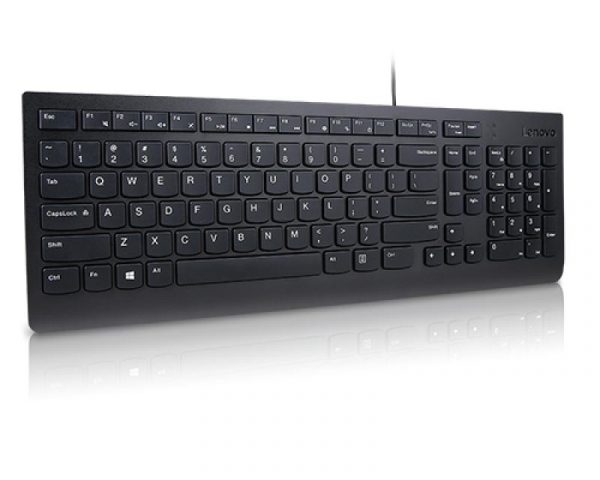 Lenovo Essential Wired Keyboard (Black) - US English 103P - imagine 7