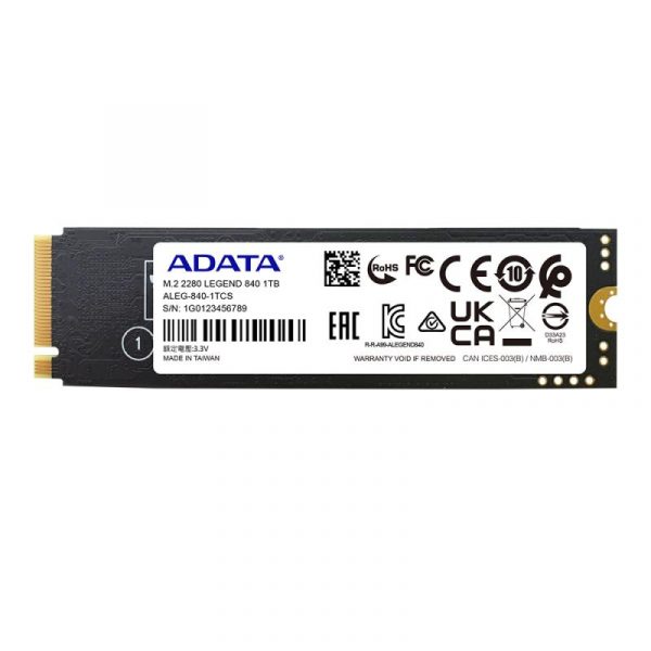 SSD Adata LEGEND 840, 1TB, NVMe, M.2 2280 - imagine 3