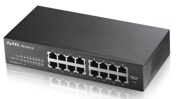 Switch ZYXEL GS1100-16, 16-port, 10/100/1000 Mbps - imagine 5