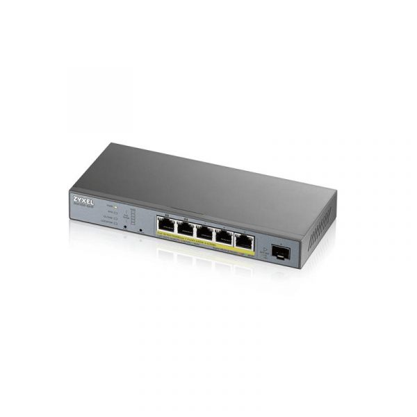 Switch Zyxel GS1350-6HP-EU0101F, 5 port, 100/1000 Mbps - imagine 4