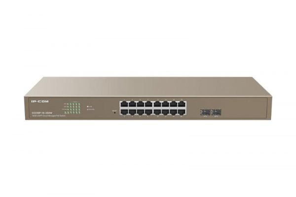 IP-COM 18-Port Gigabit Ethernet managed switch, G3318P-16-250W; Network standard: IEEE - imagine 4