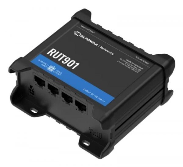 TELTONIKA INDUSTRIAL ROUTER RUT901, Dual SIM, 4G (LTE) – Cat - imagine 8