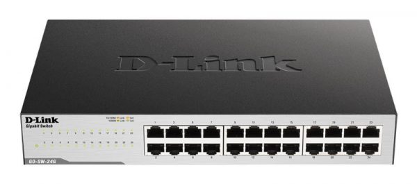 Switch D-Link GO-SW-24G, 24 port, 10/100/1000 Mbps - imagine 5