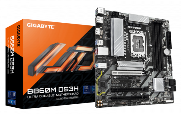 Placa de Baza GIGABYTE B860M DS3H LGA1851, 4x DDR5, 1x