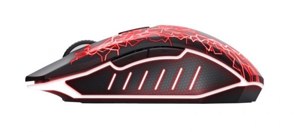 Mouse Trust Basics gaming wireless, 2000 DPI, negru - imagine 8