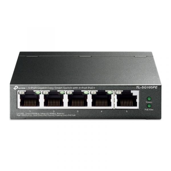 "5-Port Gigabit Easy Smart Switch with 4-Port PoE+ PORT: 4× - imagine 6