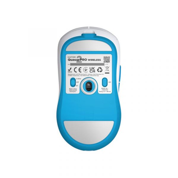 Mouse wireless Hator Quasar 2 Pro, conectivitate 2.4GHz, bluetooth si - imagine 9