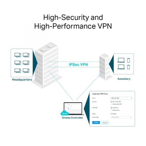 "Omada VPN Router with 10G Ports PORT: 1× 10G SFP+ - imagine 11