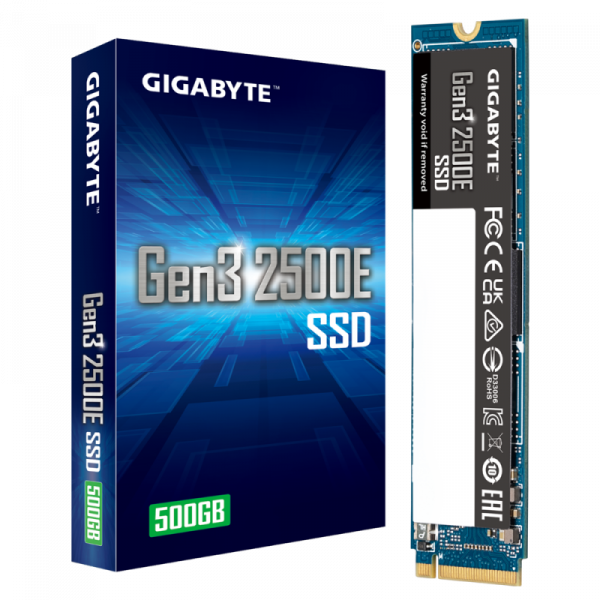 SSD GIGABYTE Gen3 500GB, M.2, PCIe 3.0x4, NVMe1.3, viteza citire: