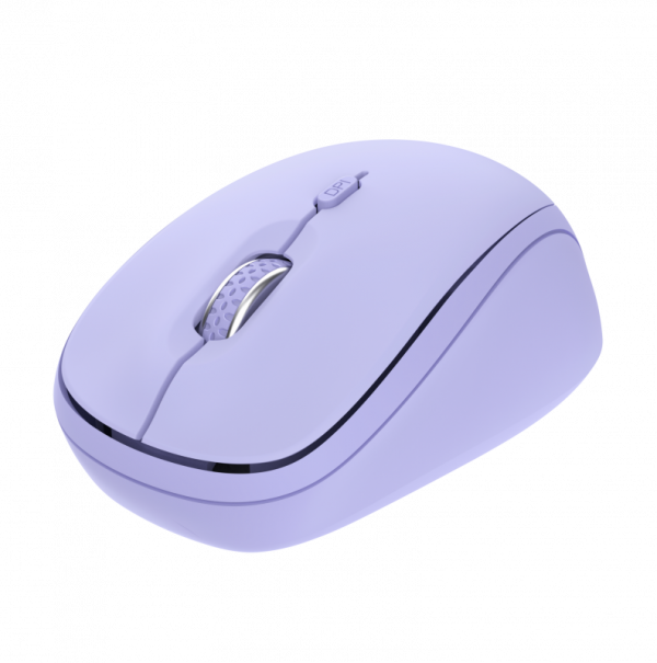 Mouse wireless Trust Yvi, rezolutie maxima 1600 DPI, violet - imagine 4