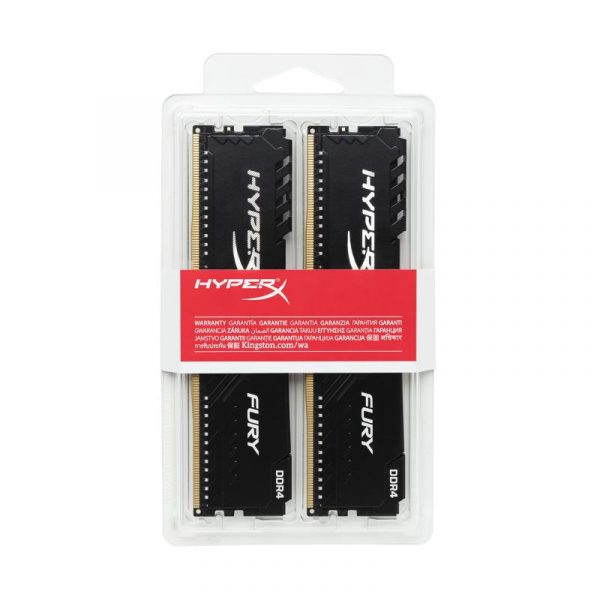 Memorie RAM Kingston HyperX FURY Black, DIMM, DDR4, 16GB (Kit - imagine 7