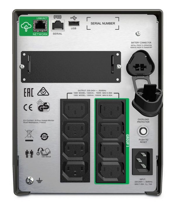 UPS APC Smart-UPS SMT line-interactive / sinusoidala 1500VA / 1000W - imagine 5