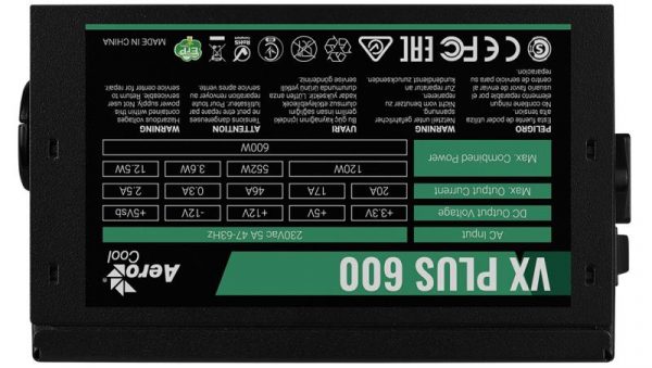 Sursa Aerocool VX Plus 600 600W - imagine 8