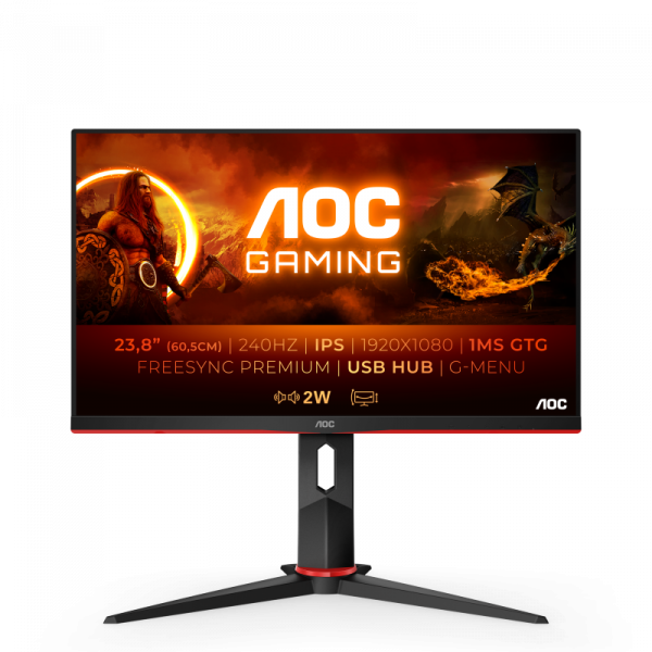 Monitor AOC 23.8" 24G2ZU/BK - imagine 3