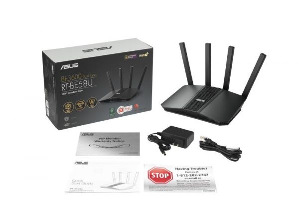 Router Asus Dual-Band RT-BE58U, WIFI-7, Standarde wireless: IEEE 802.11a, IEEE - imagine 10