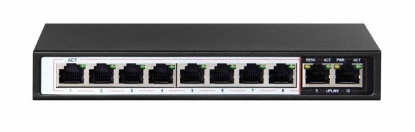 Extralink CERES  PoE Switch  8x 100Mb/s PoE/PoE+ 2x