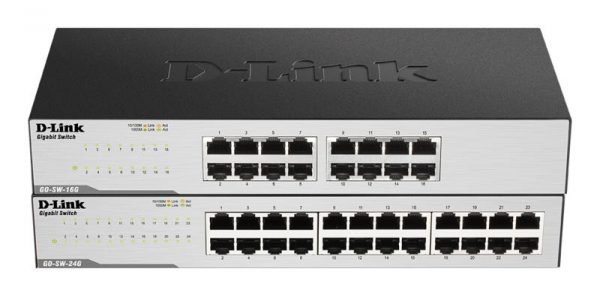 Switch D-Link GO-SW-24G, 24 port, 10/100/1000 Mbps - imagine 7