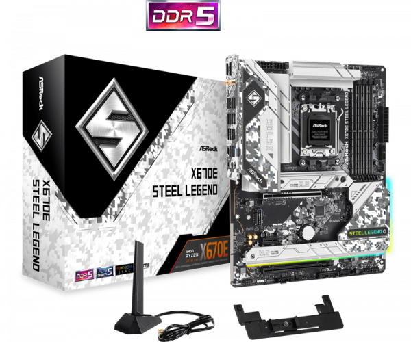 Placa de baza AsRock Socket X670E STEEL LEGEND AM5 - imagine 6