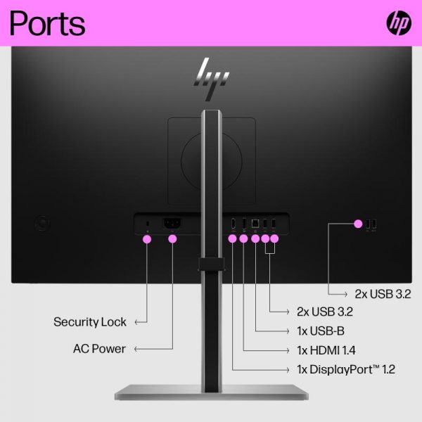 Monitor 27" HP EliteDisplay E27q G5, LED, IPS, QHD 2560x1440, - imagine 9