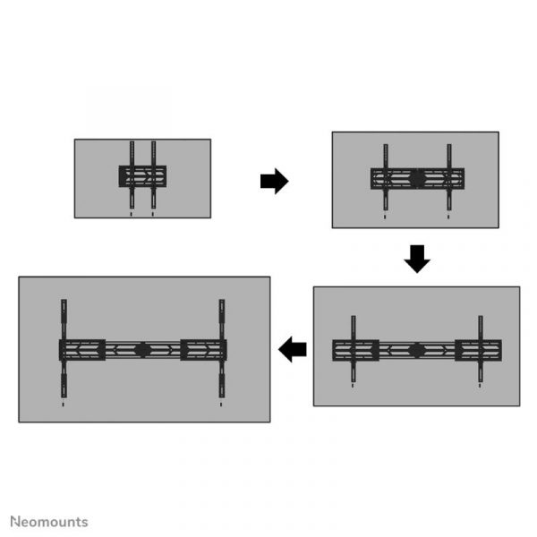Suport fix de perete Neomounts Select, pentru display-uri cu o - imagine 12