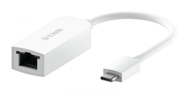 D-link USB-C to 2.5G Ethernet Adapter, DUB-E250; x1 RJ-45 2.5G - imagine 5
