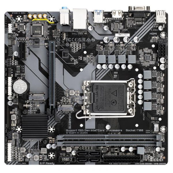 Placa de baza Gigabyte B760M H LGA1700 - imagine 9
