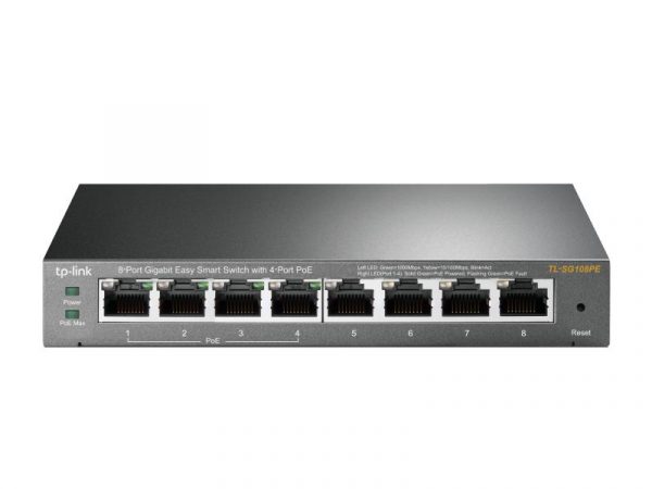 Switch TP-LINK TL-SG108PE, 8 port, 10/100/1000 Mbps - imagine 3