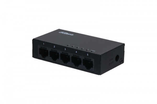 Dahua switch 5 porturi Gigabit PFS3005-5GT, Interfata: 5 x 10/100/1000, - imagine 5