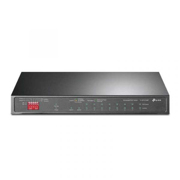 Switch TP-Link TL-SG1210MP, 10 port, 10/100/1000 Mbps - imagine 3
