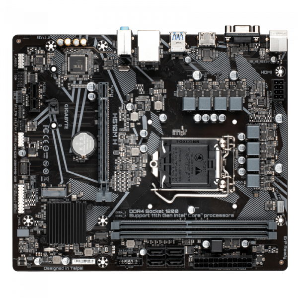 Placa de baza Gigabyte H510M H, LGA 1200 - imagine 5