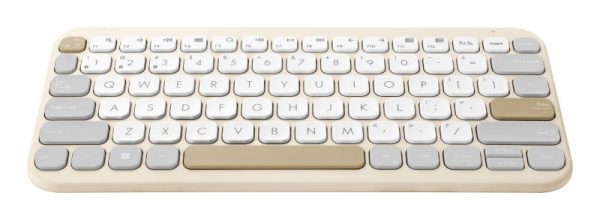 Tastatura wireless ASUS KW100, Culoare: Oat Milk, Greutate: 0.374 ASUS - imagine 6