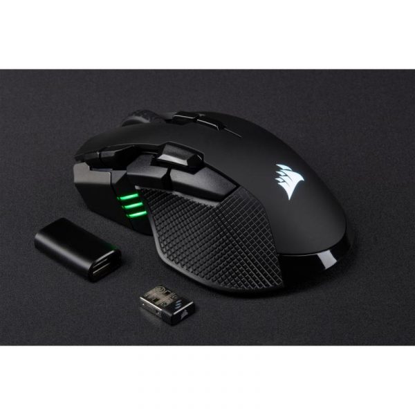 Mouse Gaming Corsair IRONCLAW RGB, wireless, negru - imagine 13
