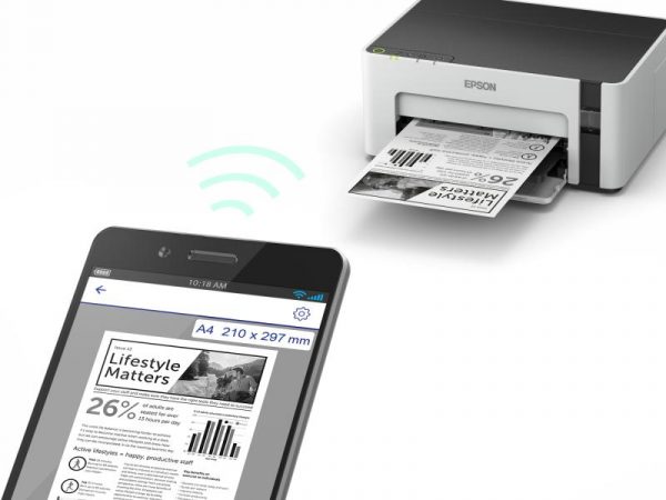 Imprimanta inkjet mono CISS Epson M1120, dimensiune A4, viteza max - imagine 14