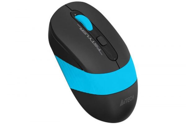 Mouse A4tech, gaming, wireless optic, 2000 dpi, negru / albastru - imagine 9