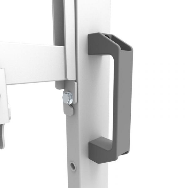 Stand podea mobil/fix Neomounts FL50-575WH1; pentru display-uri cu diagonale 65"-110", - imagine 9