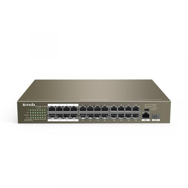 Switch Tenda TEF1126P-24-250W, 24 port, 10/100Mbps - imagine 3