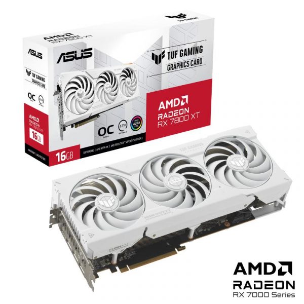 ASUS TUF Gaming Radeon RX 7800 XT OC 16G WHITE - imagine 13
