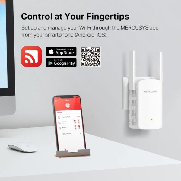 AX1500 Wi-Fi Range Extender SPEED: 300 Mbps at 2.4 GHz - imagine 9