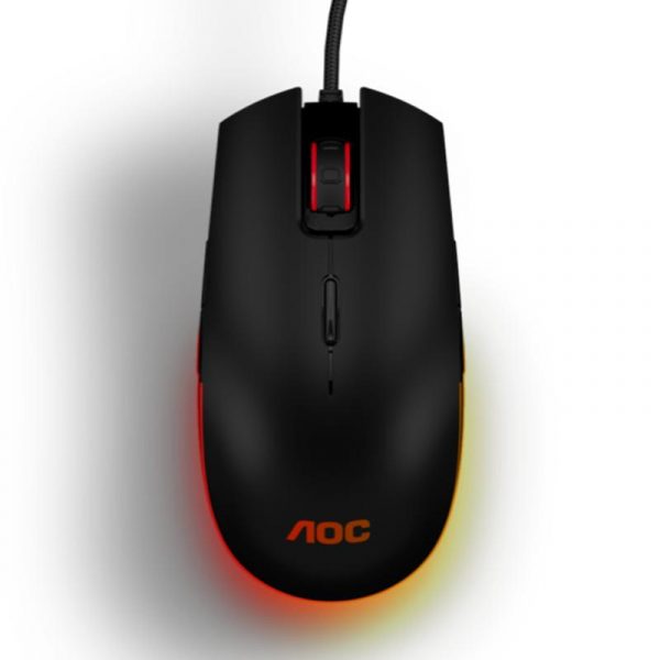 Mouse AOC GM500, USB 2.0, 5000DPI, 8 butoane, RGB, 1.8m, - imagine 6