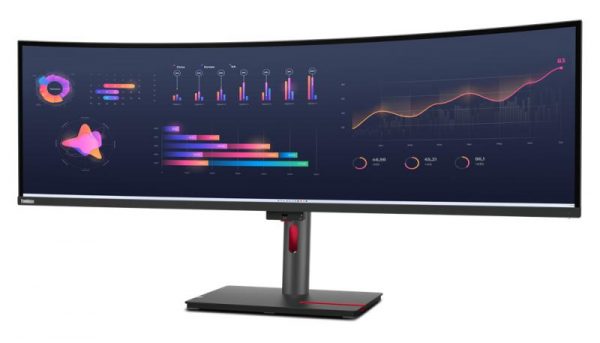 Monitor Lenovo ThinkVision P49w-30, 49'' IPS, DQHD (5120x1440), Anti- glare, - imagine 7