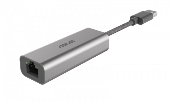 ASUS USB-C2500 Ethernet Adapter, Input USB 3.2 Gen1 Type-A, Output - imagine 3