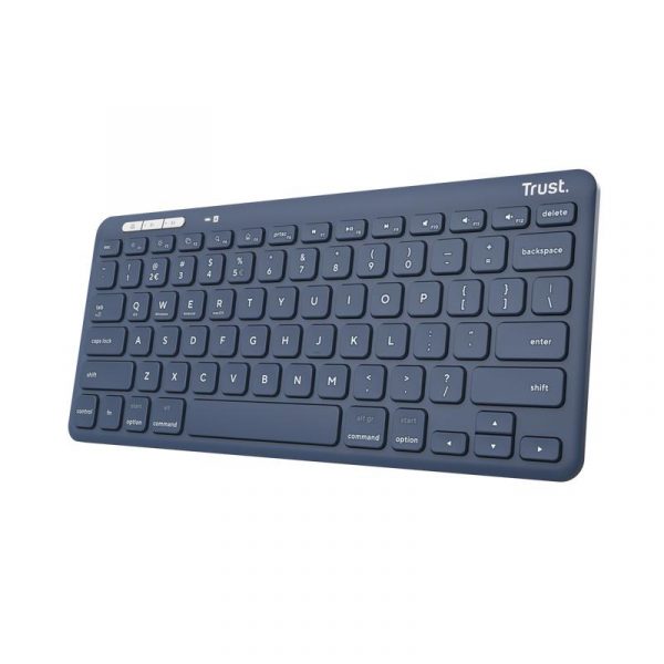 Tastatura Trust Lyra Wireless, albastru - imagine 6
