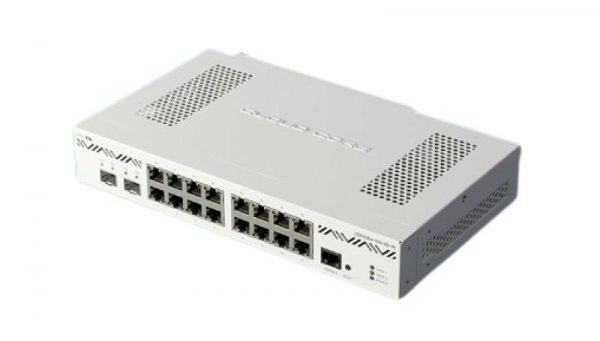 MIKROTIK ETHERNET ROUTER CCR2004-16G-2S+PC, 16 X 10/100/1000, 2XSFP+ Ports, CPU: - imagine 7